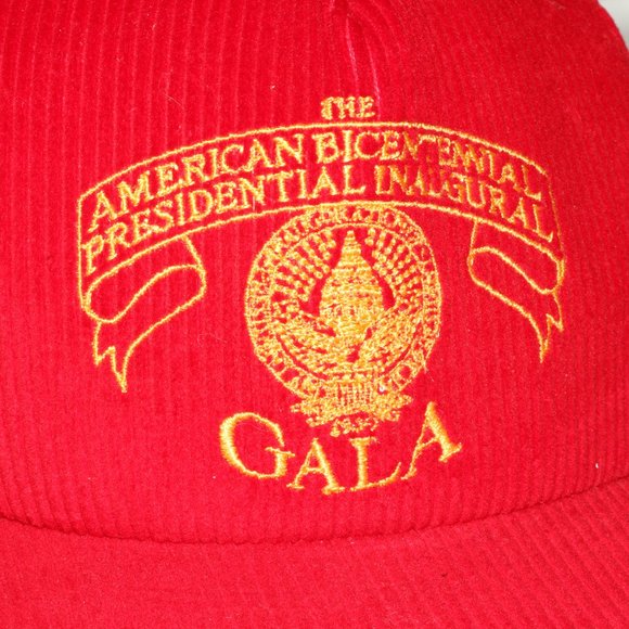 RDF AMERICAN BICENTENNIAL PRESIDENTIAL INAUGURAL GALA RED HAT CAP SNAPBACK - Picture 6 of 8